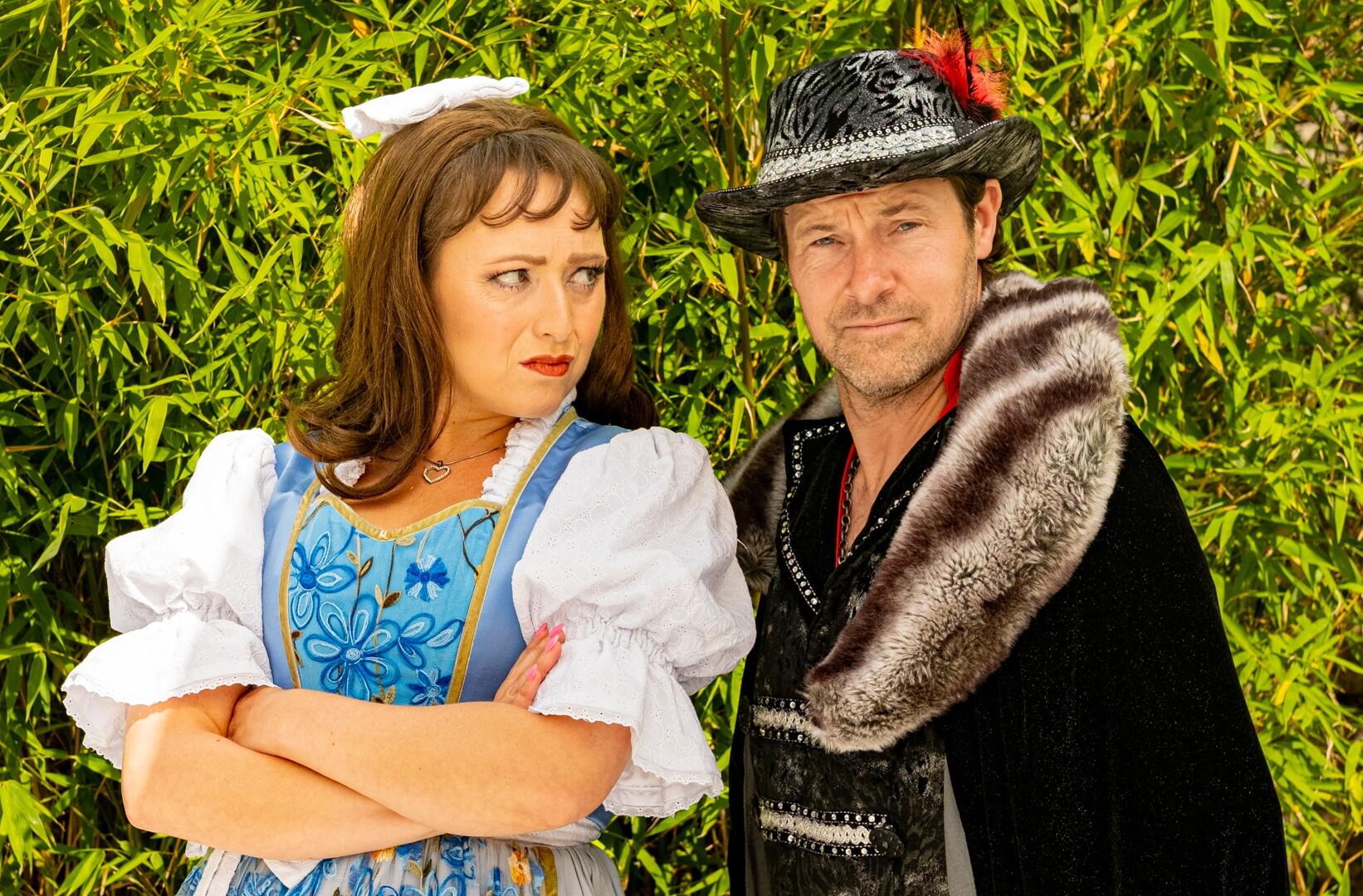 Stars of Beauty and the Beast Pantomime, Belle and Hugo